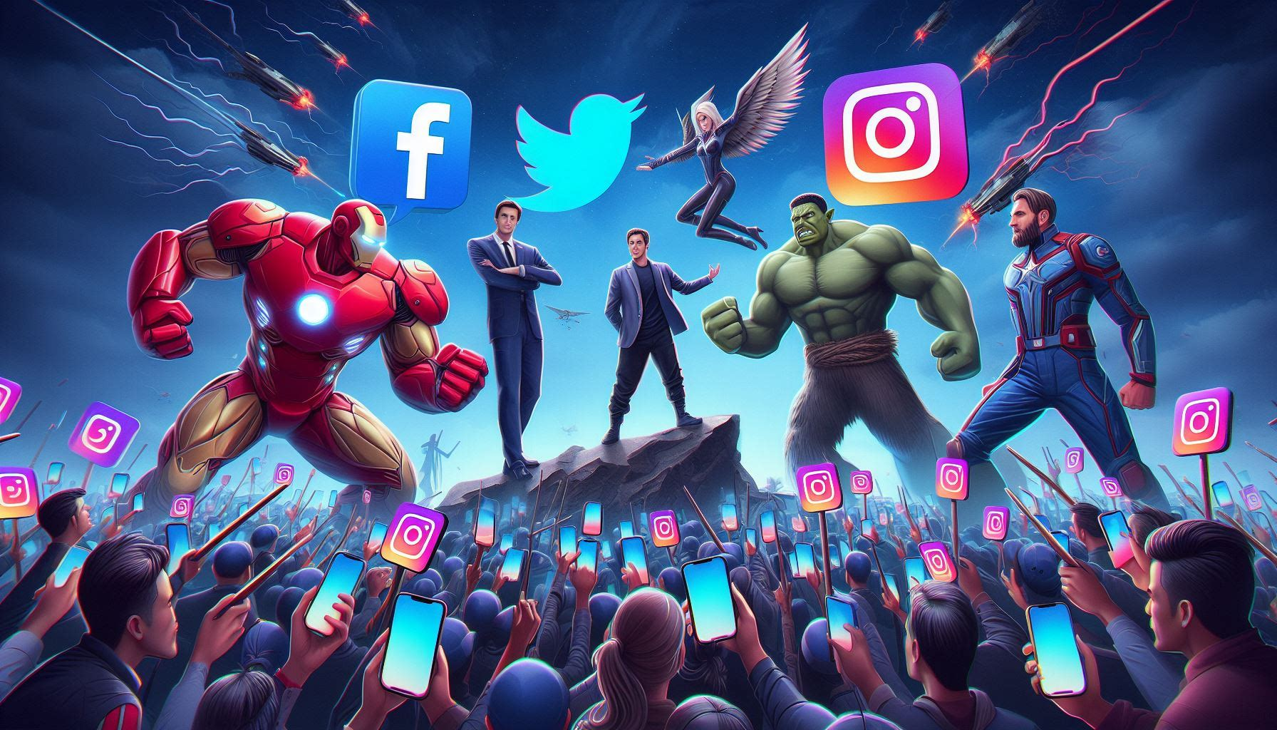 The Battle of Social Media Giants